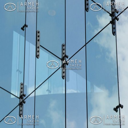 شیشه های فریم لس ظاهری کاملاً جدید برای نمای ساختمان، بالکن یا ایوان